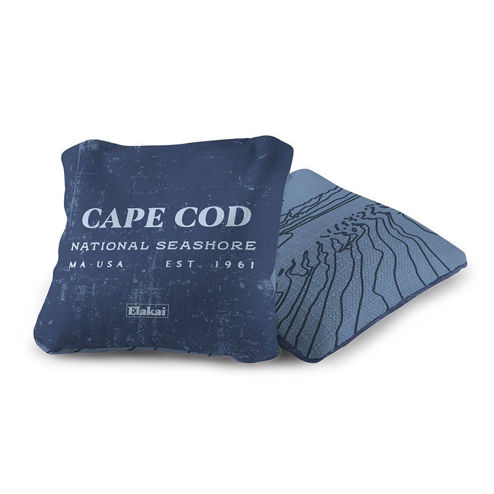 National Parks Cape Cod Cornhole Bags, Blue - American Cornhole Association
