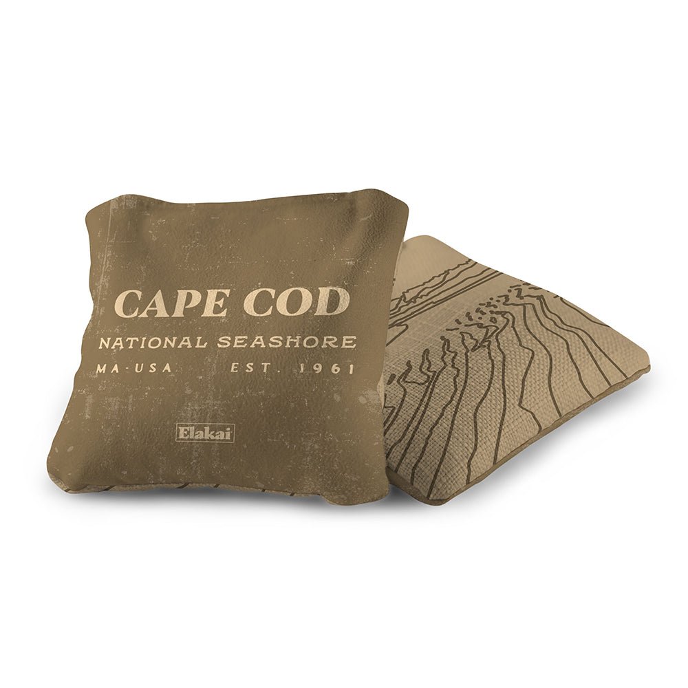 National Parks Cape Cod Cornhole Bags, Tan - American Cornhole Association
