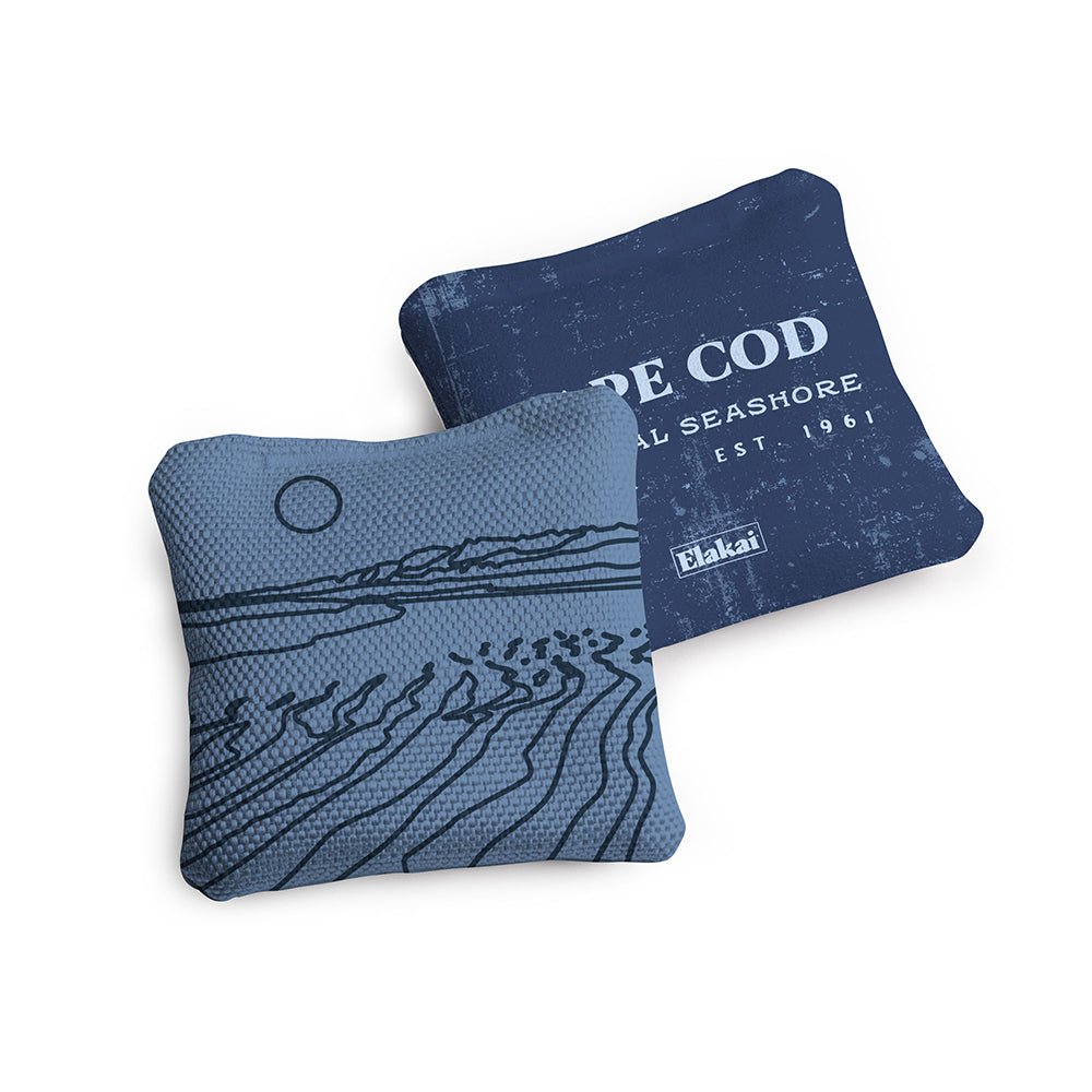 National Parks Cape Cod Travel - Size Cornhole Bags, Blue - American Cornhole Association