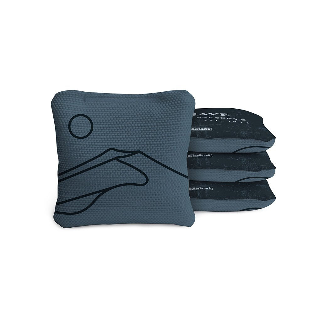 National Parks Mojave Travel - Size Cornhole Bags, Navy - American Cornhole Association