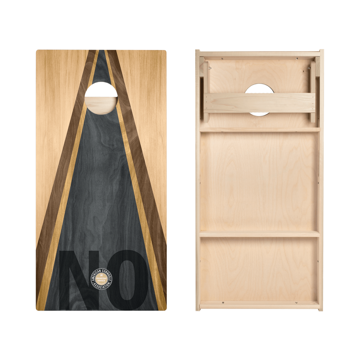 New Orleans Football Gameday Classic Triangle Star Cornhole Boards, - American Cornhole Association