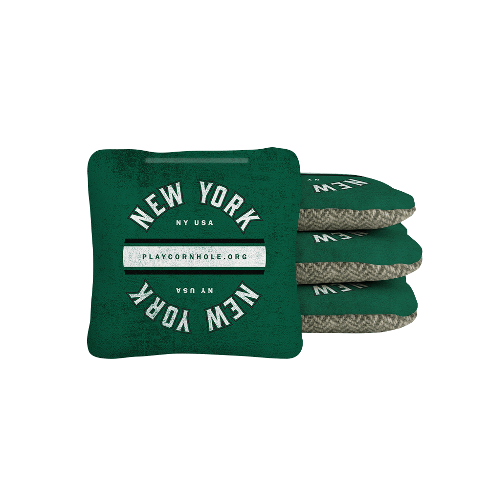 New York NYJ Football Gameday Backyard 1x2 ft Cornhole Board Set - WACA - 500446 - WB | American Cornhole Association