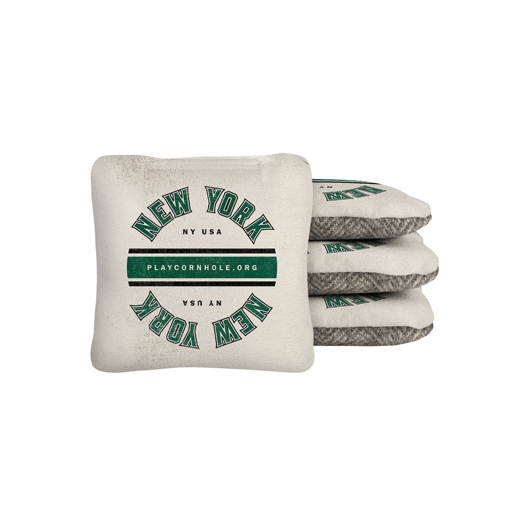 New York NYJ Football Gameday Backyard 1x2 ft Cornhole Board Set - WACA - 500446 - WB | American Cornhole Association