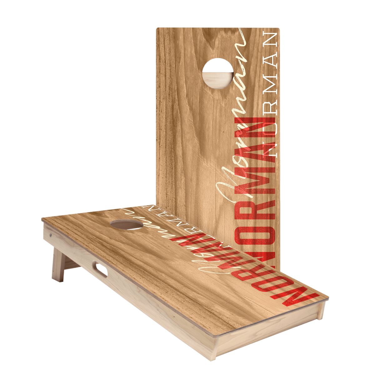 Norman Campus Gameday Star Cornhole Boards, - American Cornhole Association