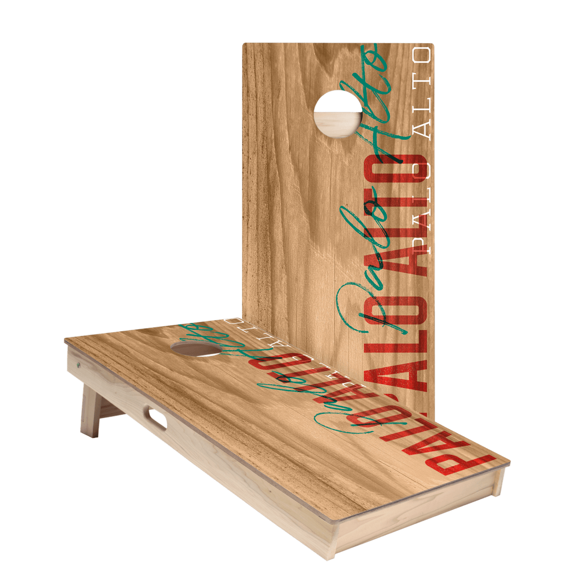 Palo Alto Campus Gameday Star Cornhole Boards - ACA - 000215 | American Cornhole Association