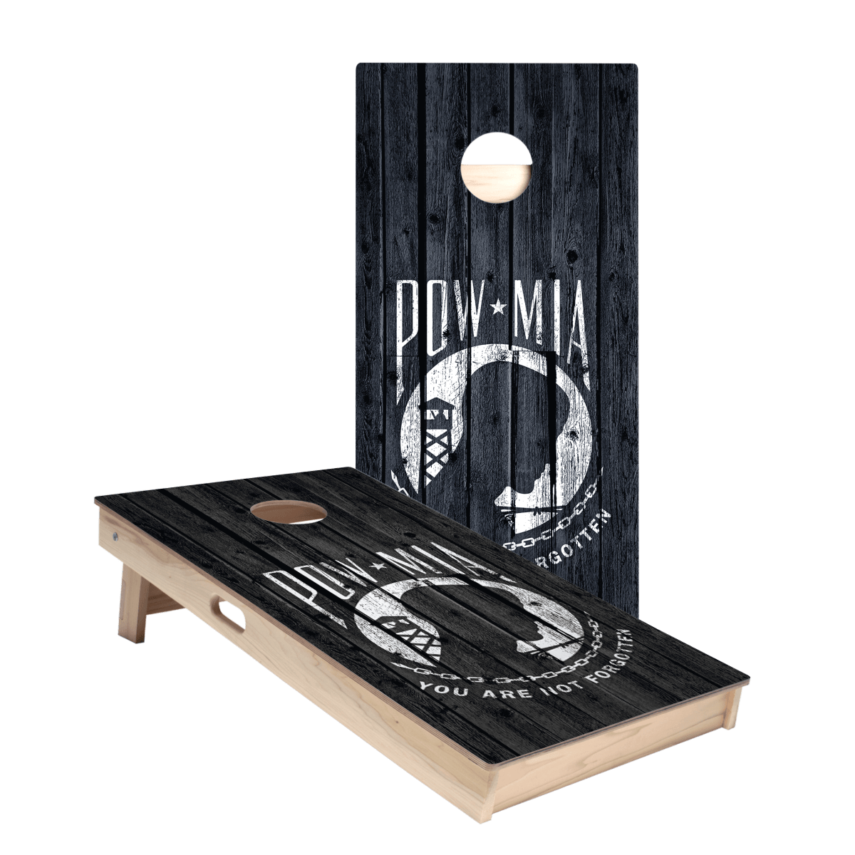 POW MIA Star Cornhole Boards, - American Cornhole Association