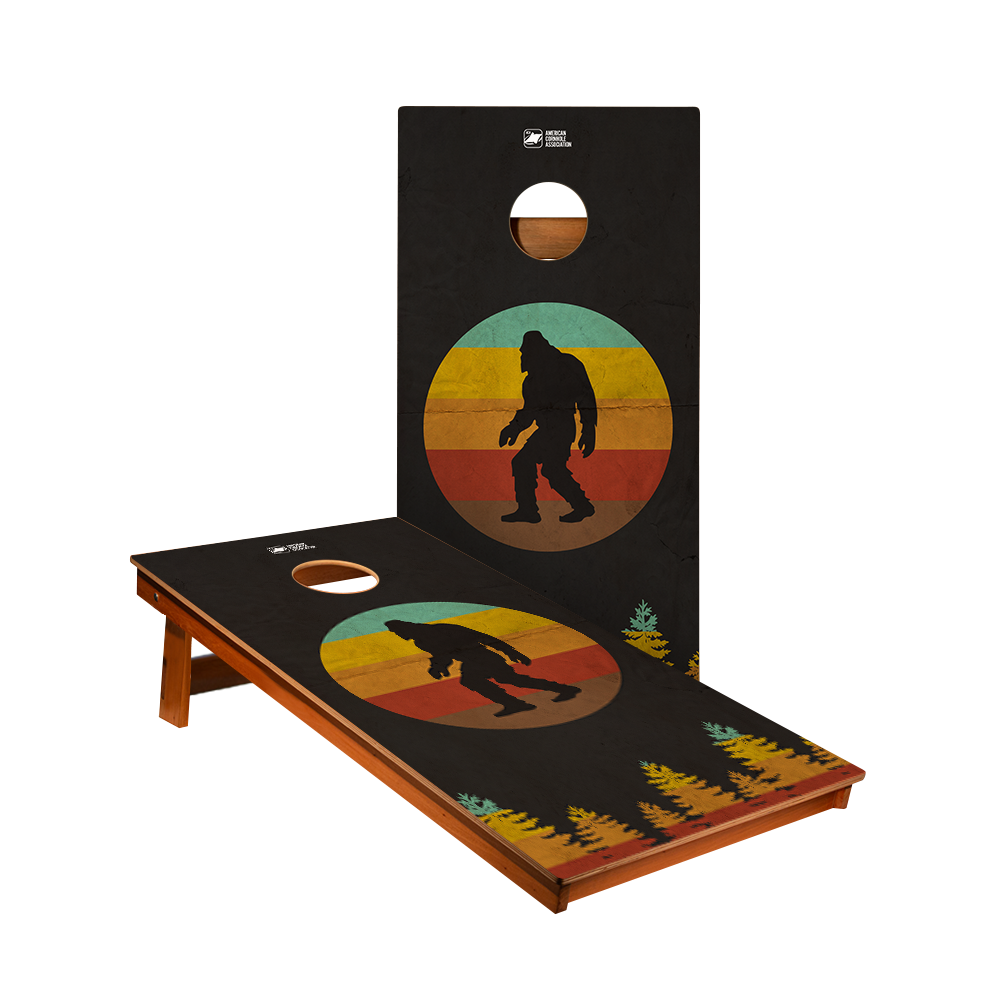 2x4 Backyard 2400 Retro Sasquatch Recreational Cornhole Boards