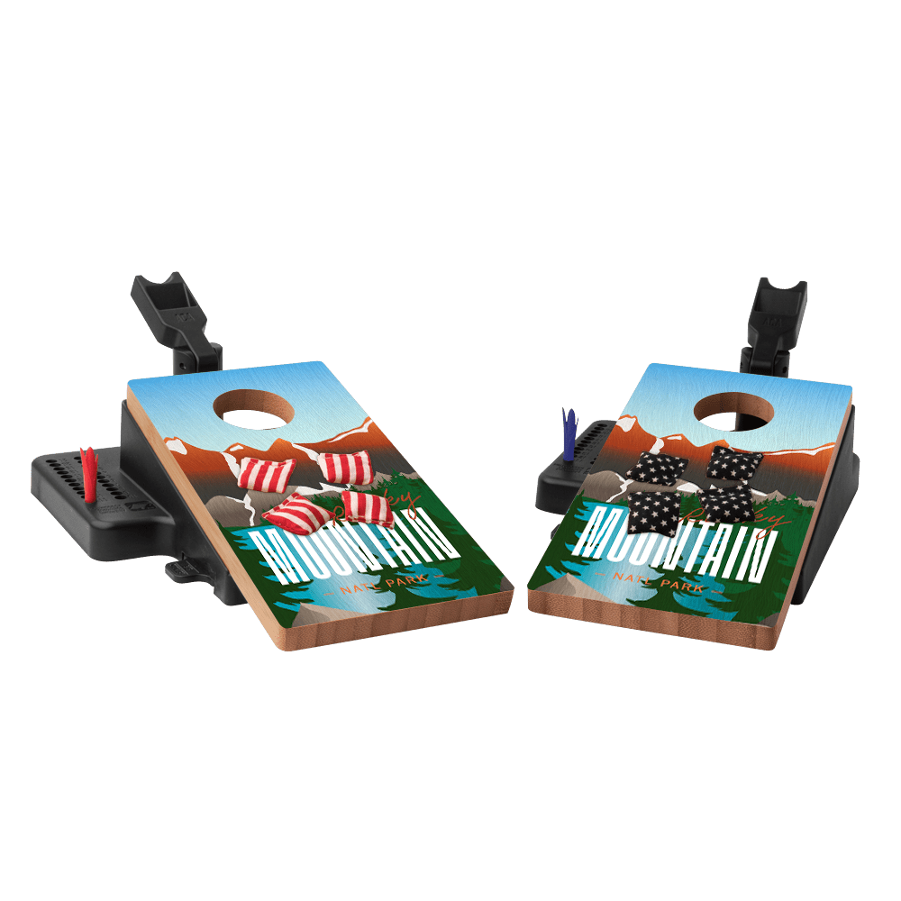 Rocky Mountain Double Chuck Mini Cornhole Tabletop Game, - American Cornhole Association