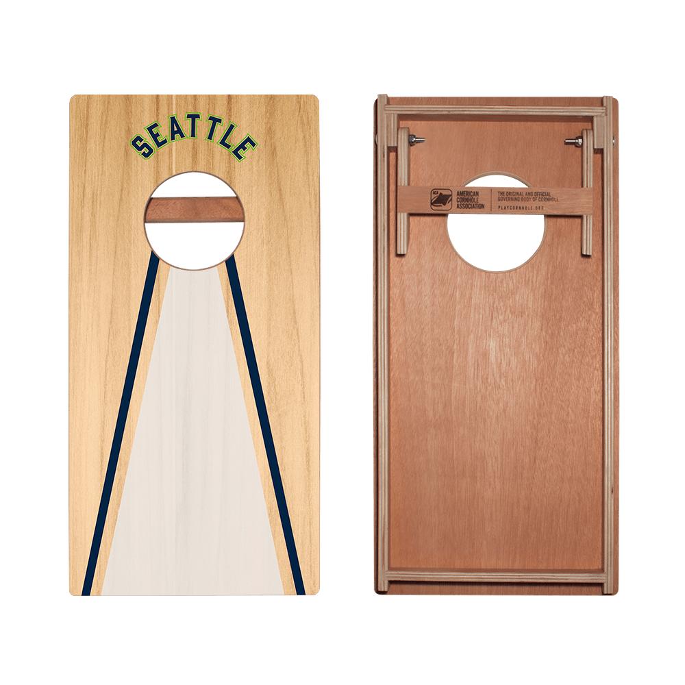 Seattle Football Gameday Backyard 1x2 ft Cornhole Board Set - WACA - 500451 - WB | American Cornhole Association