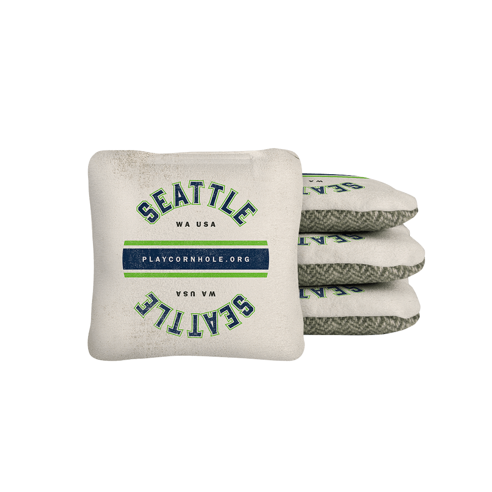 Seattle Football Gameday Backyard 1x2 ft Cornhole Board Set - WACA - 500451 - WB | American Cornhole Association