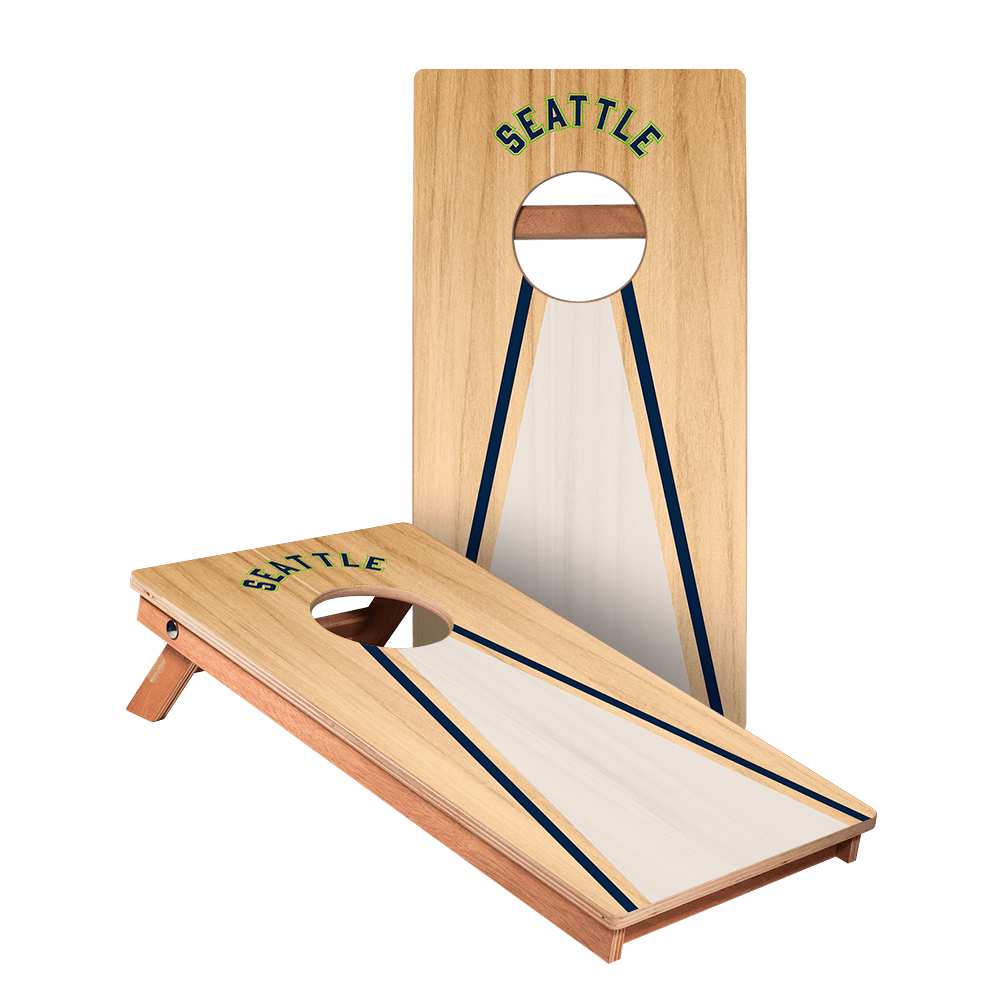 Seattle Football Gameday Backyard 1x2 ft Cornhole Board Set - WACA - 500451 - WB | American Cornhole Association