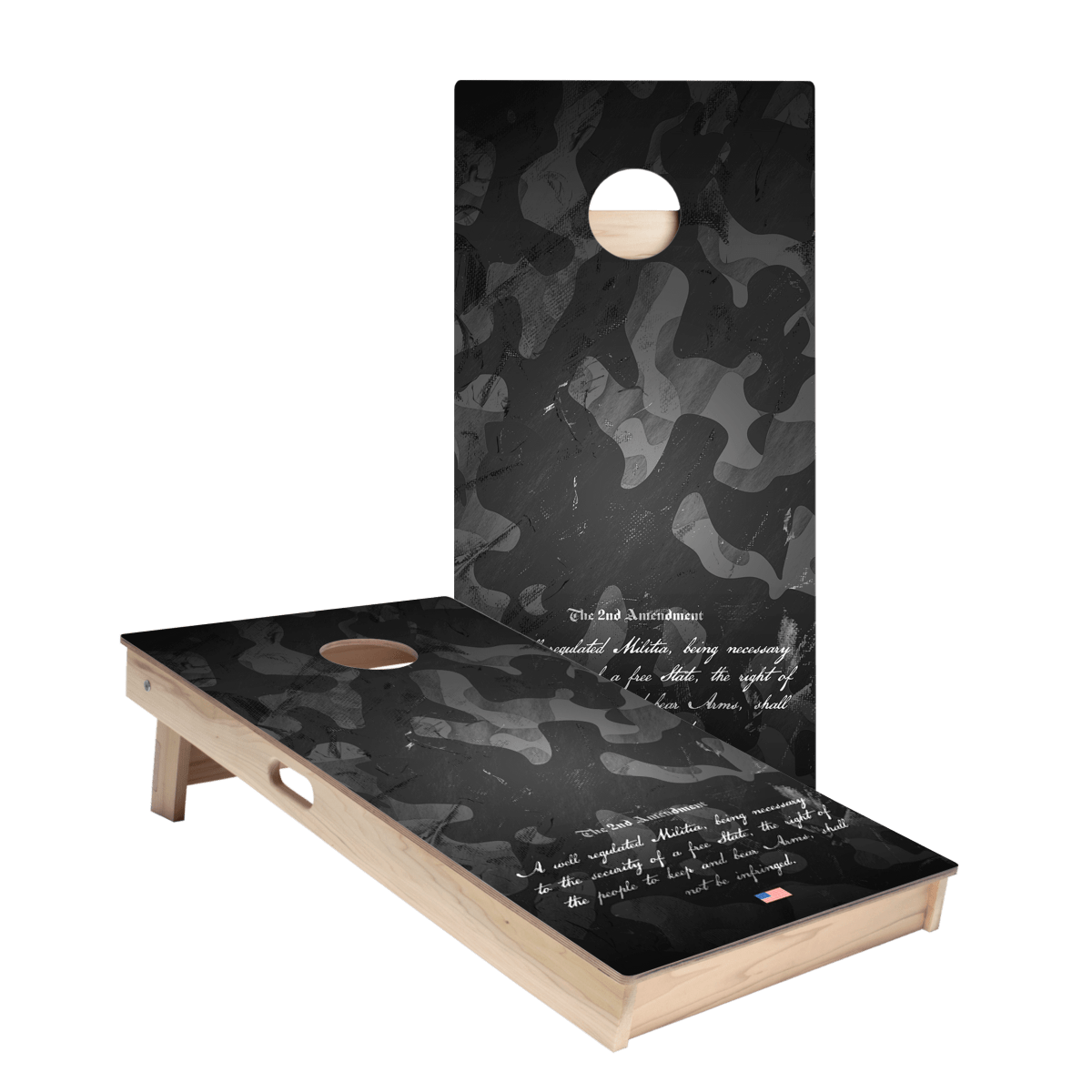 Second Amendment Star Cornhole Boards - ACA - 000220 | American Cornhole Association