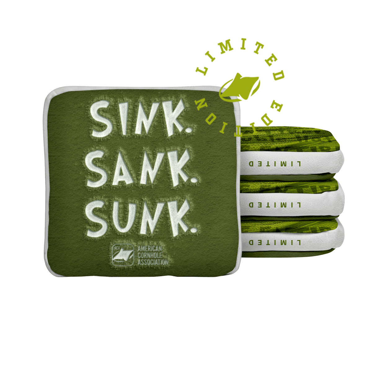 Sink Sank Sunk Limited Edition Synergy Edge Cornhole Bags | 12.24 Drop - American Cornhole Association