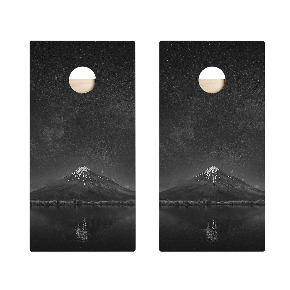 Starry Sky Mountain Star Cornhole Boards, - American Cornhole Association