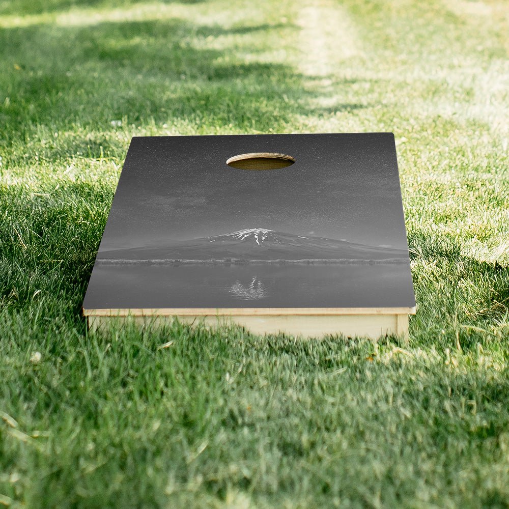 Starry Sky Mountain Star Cornhole Boards, - American Cornhole Association