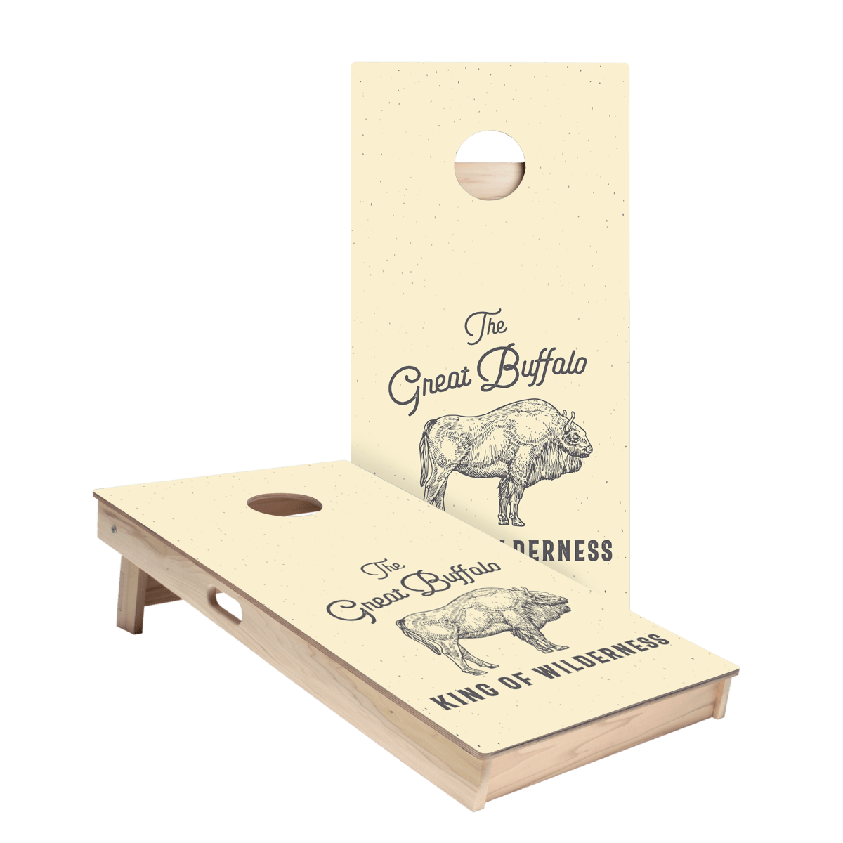 The Great Buffalo Star Cornhole Boards - ACA - 000392 | American Cornhole Association
