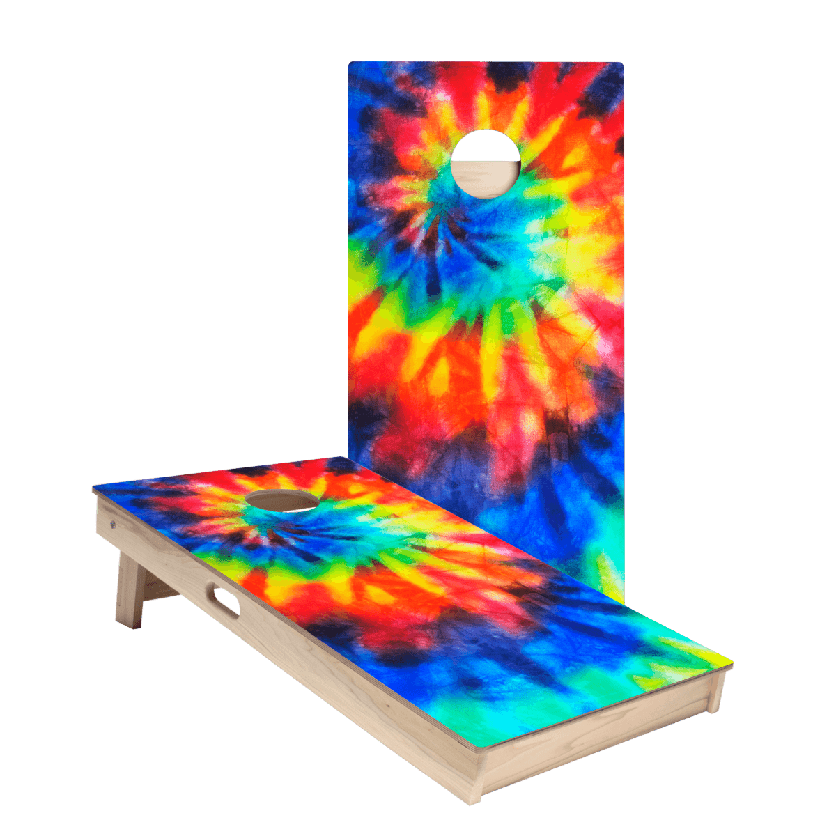 Tie - Dye Color Star Cornhole Boards - ACA - 000185 | American Cornhole Association