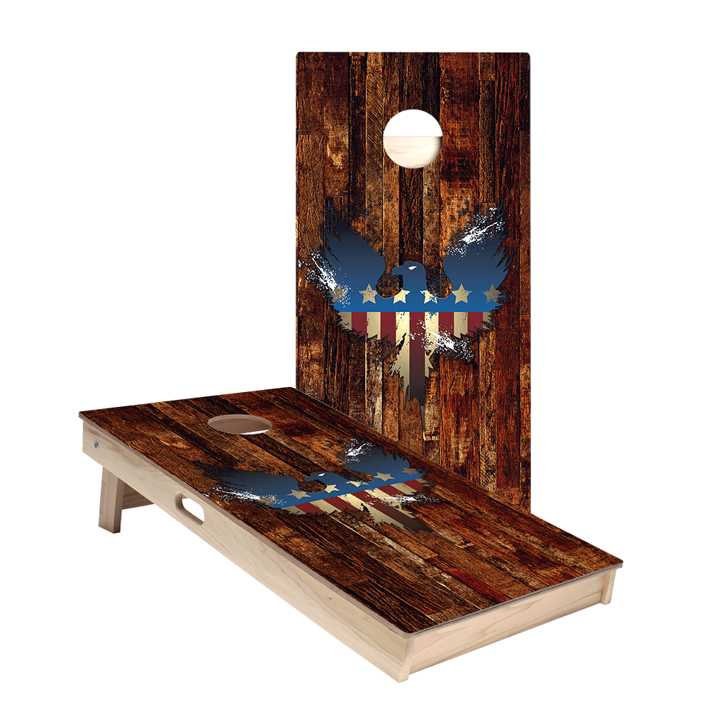 USA Eagle Star Cornhole Boards - ACA - 000008 | American Cornhole Association