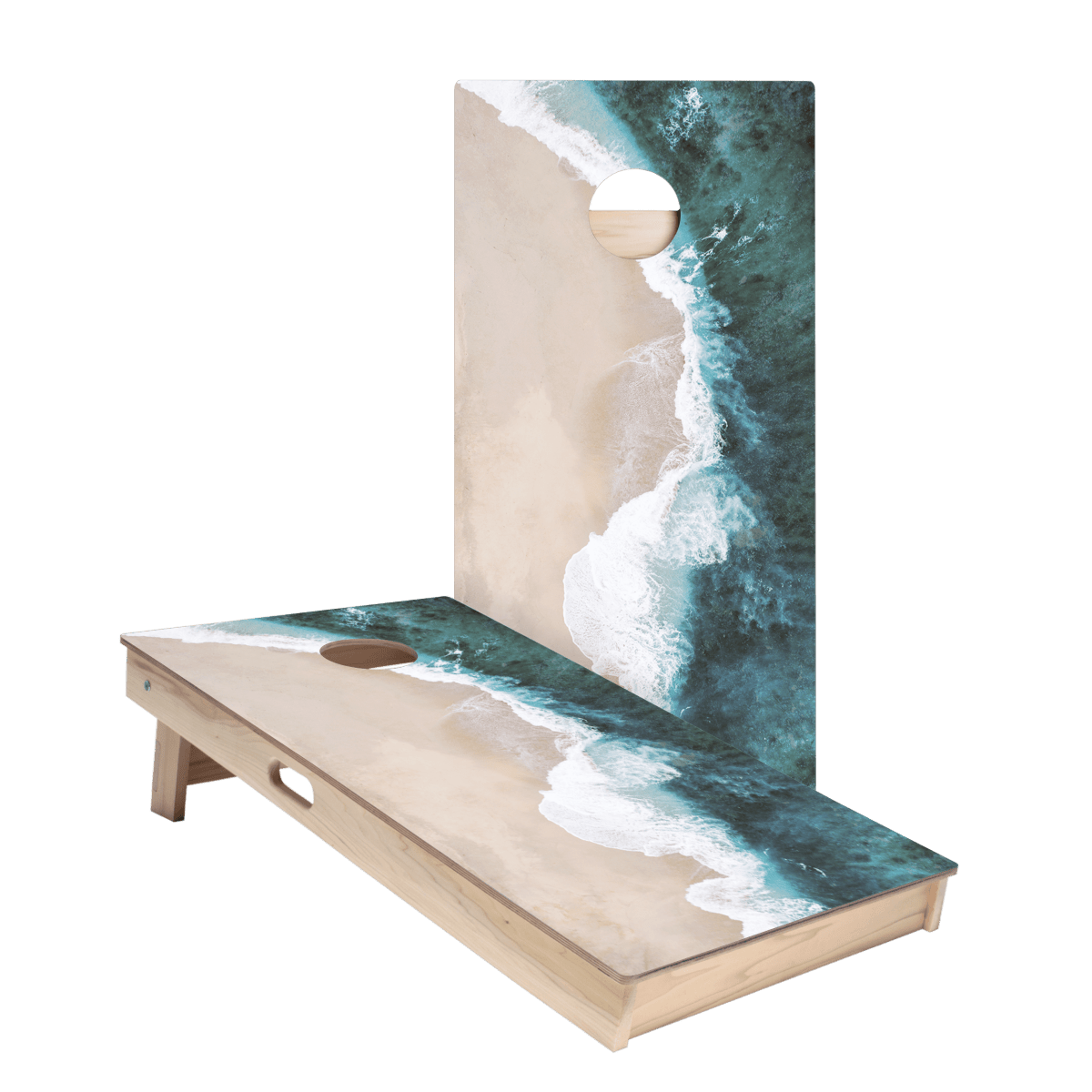 Vintage Wave Star Cornhole Boards - ACA - 000154 | American Cornhole Association