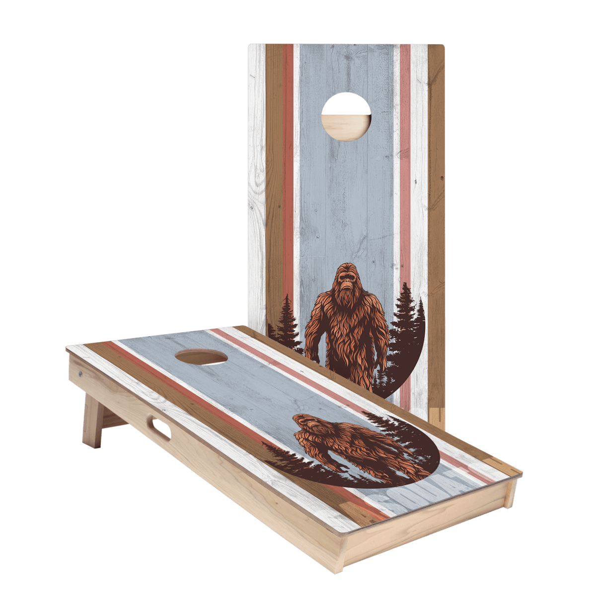 Wandering Sasquatch Star Cornhole Boards, - American Cornhole Association