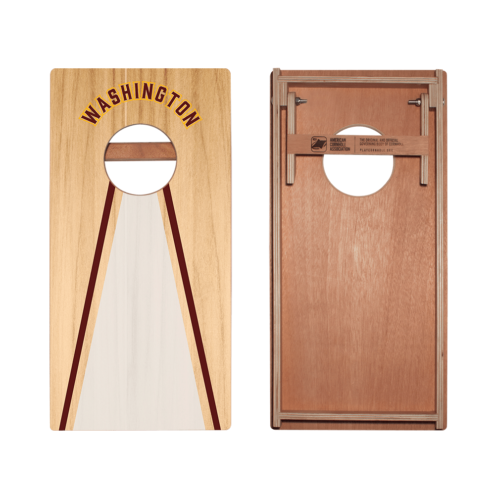 Washinton Football Gameday Backyard 1x2 ft Cornhole Board Set - WACA - 500454 - WB | American Cornhole Association