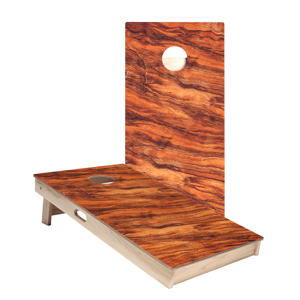 Wavy Wood Star Cornhole Boards, - American Cornhole Association