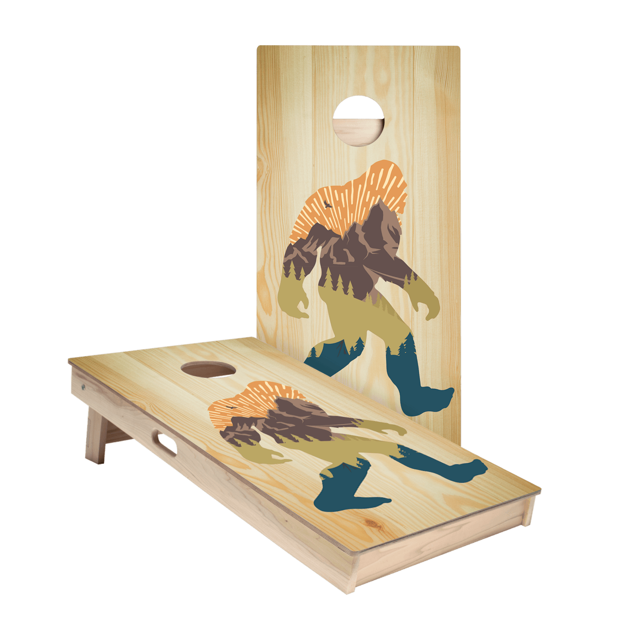 Wilderness Sasquatch Star Cornhole Boards, - American Cornhole Association
