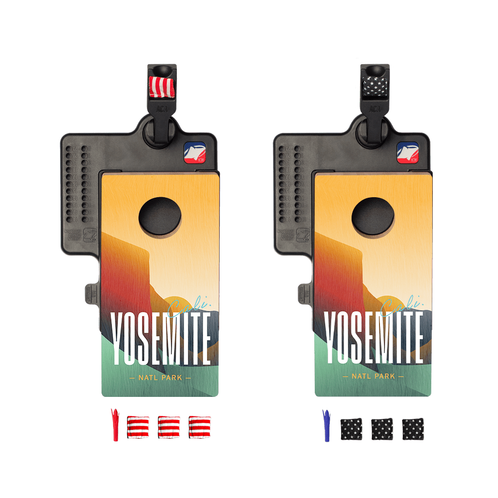 Yosemite Double Chuck Mini Cornhole Tabletop Game, - American Cornhole Association