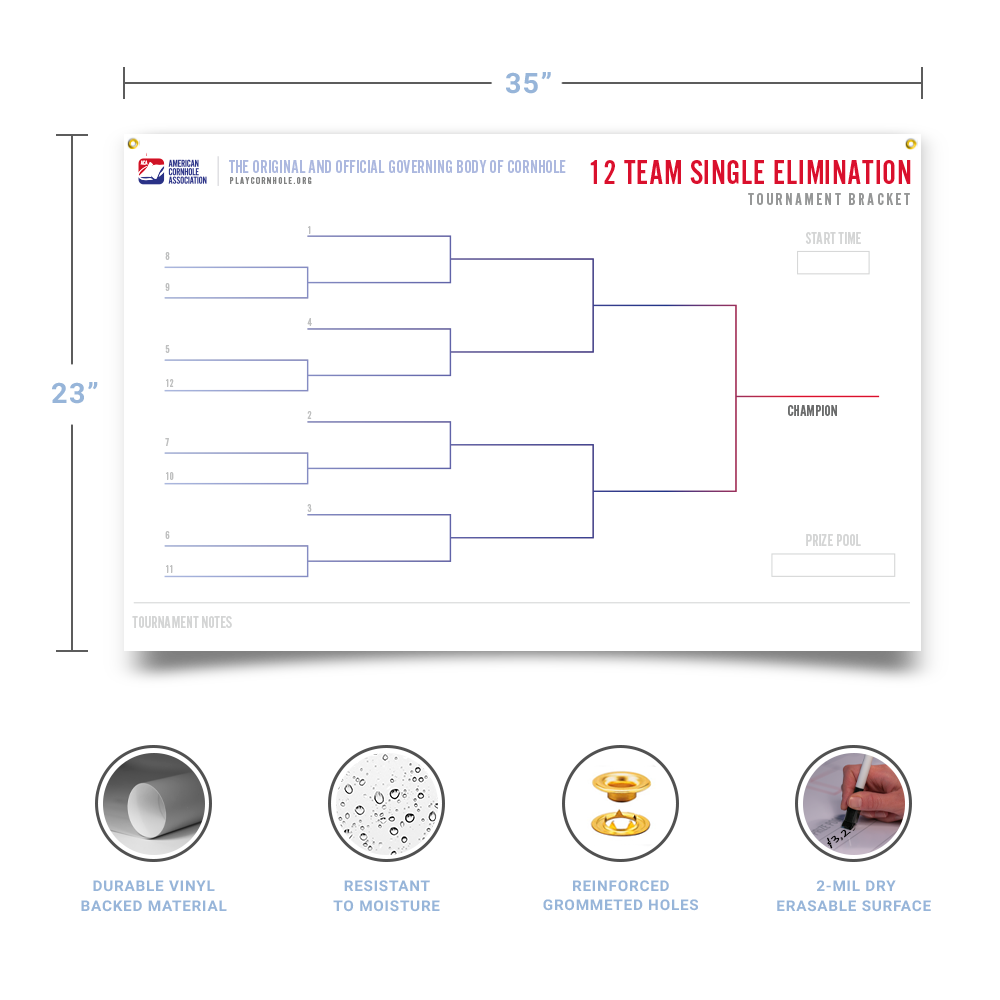 Cornhole Tournament Brackets