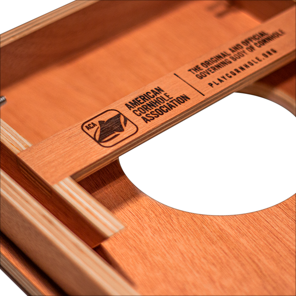 Raw Wood Panel Backyard 1x2 ft Cornhole Boards