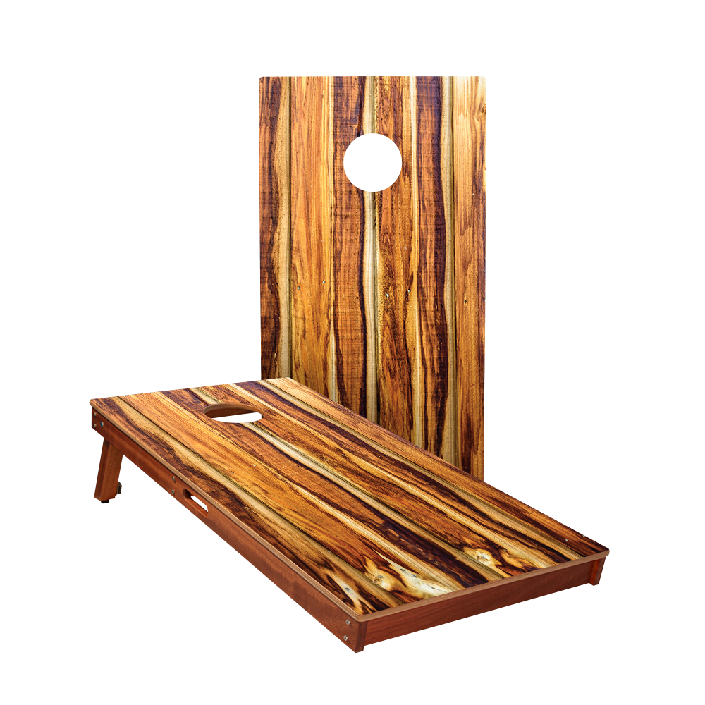 2x4 Sig Pro Burnt Wood Professional Regulation Cornhole Boards