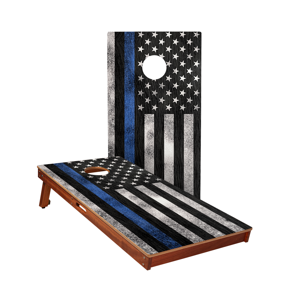 2x4 Sig Pro Thin Blue Line Professional Regulation Cornhole Boards