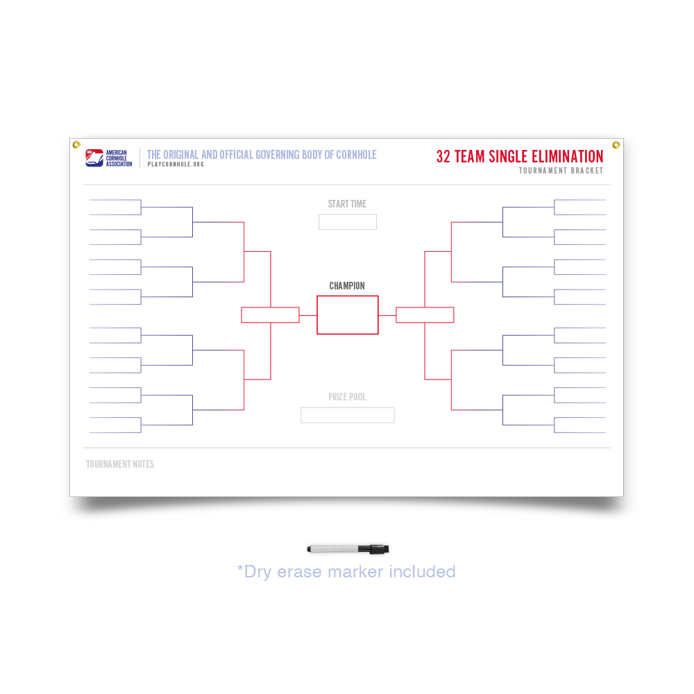 Cornhole Tournament Brackets