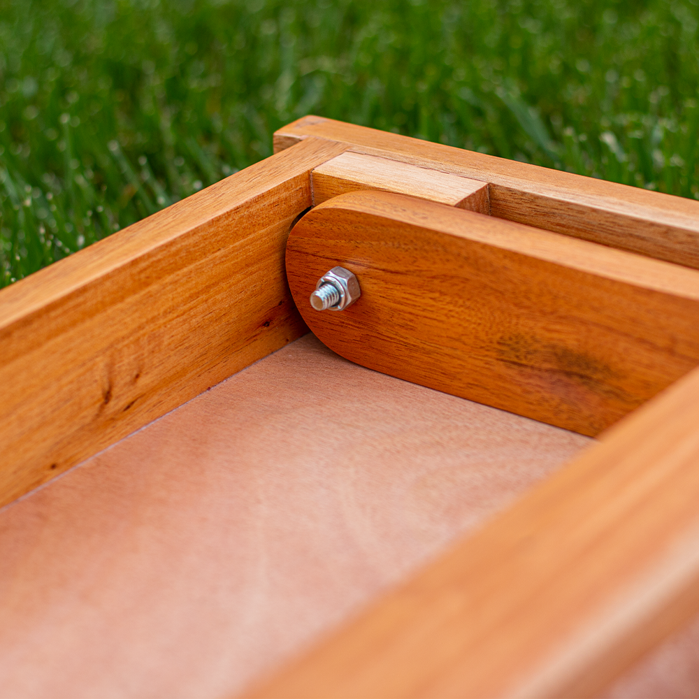2x4 Backyard 2400 Raw Wood Panel Recreational Cornhole Boards