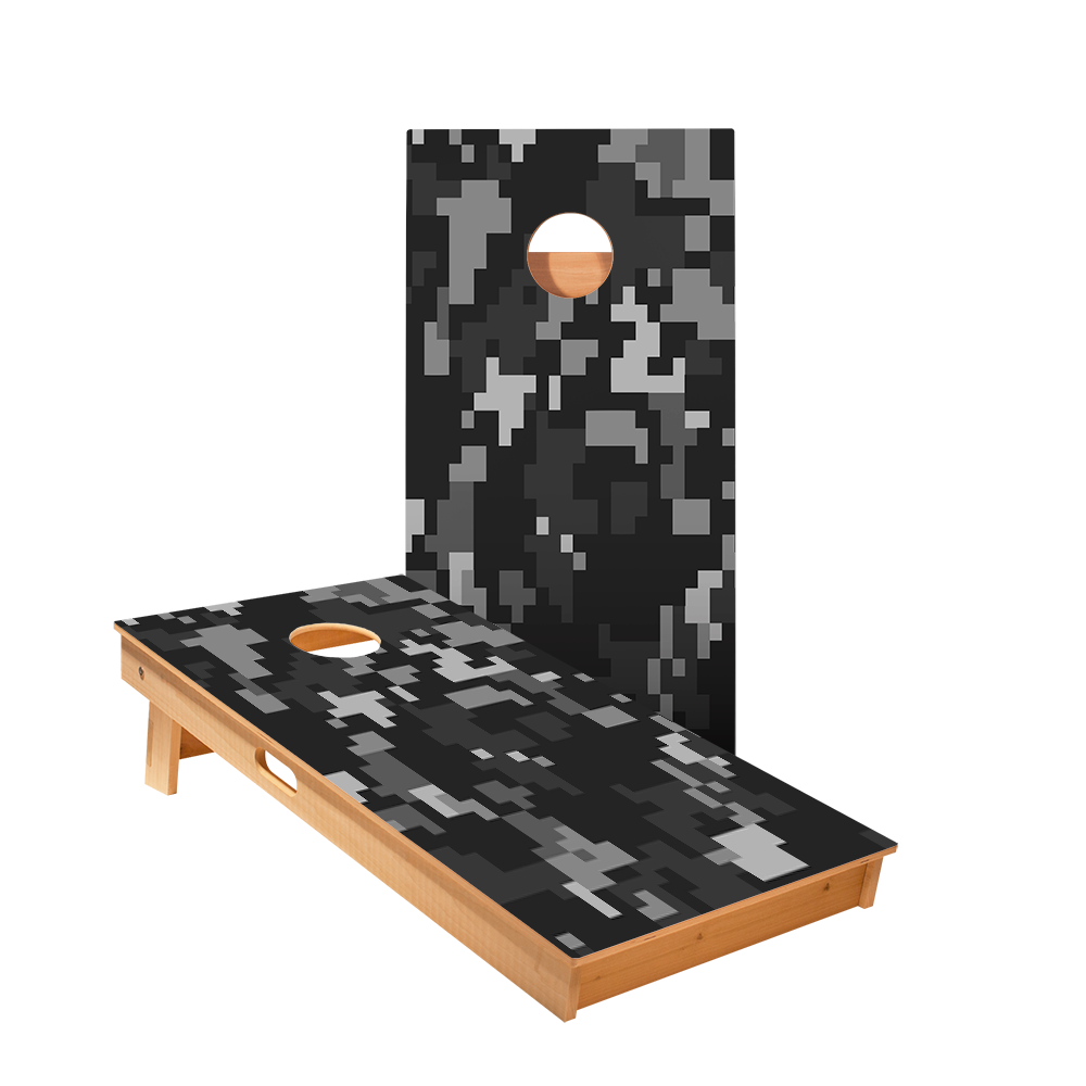 2x4 Star Black Digital Camo Professional Regulation Cornhole Boards