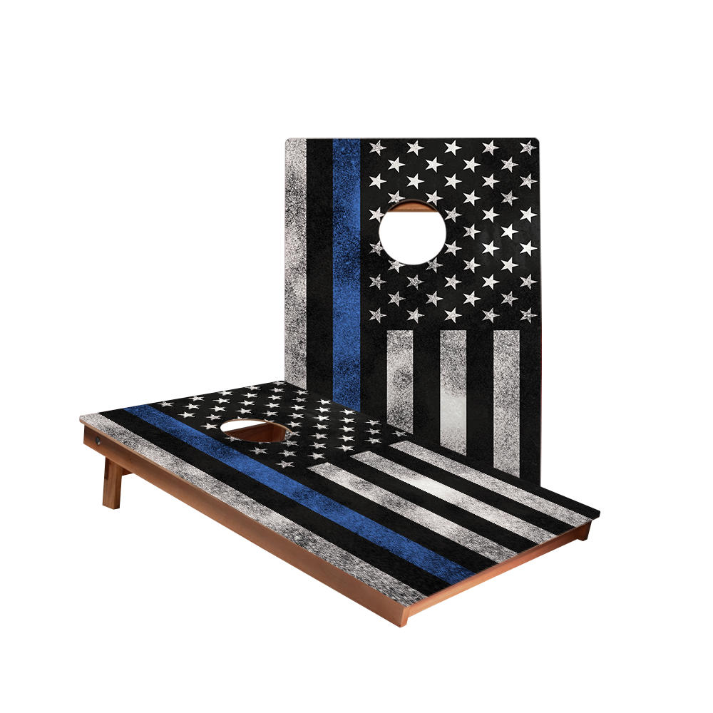 2x3 Backyard 2300 Thin Blue Line Recreation Cornhole Boards