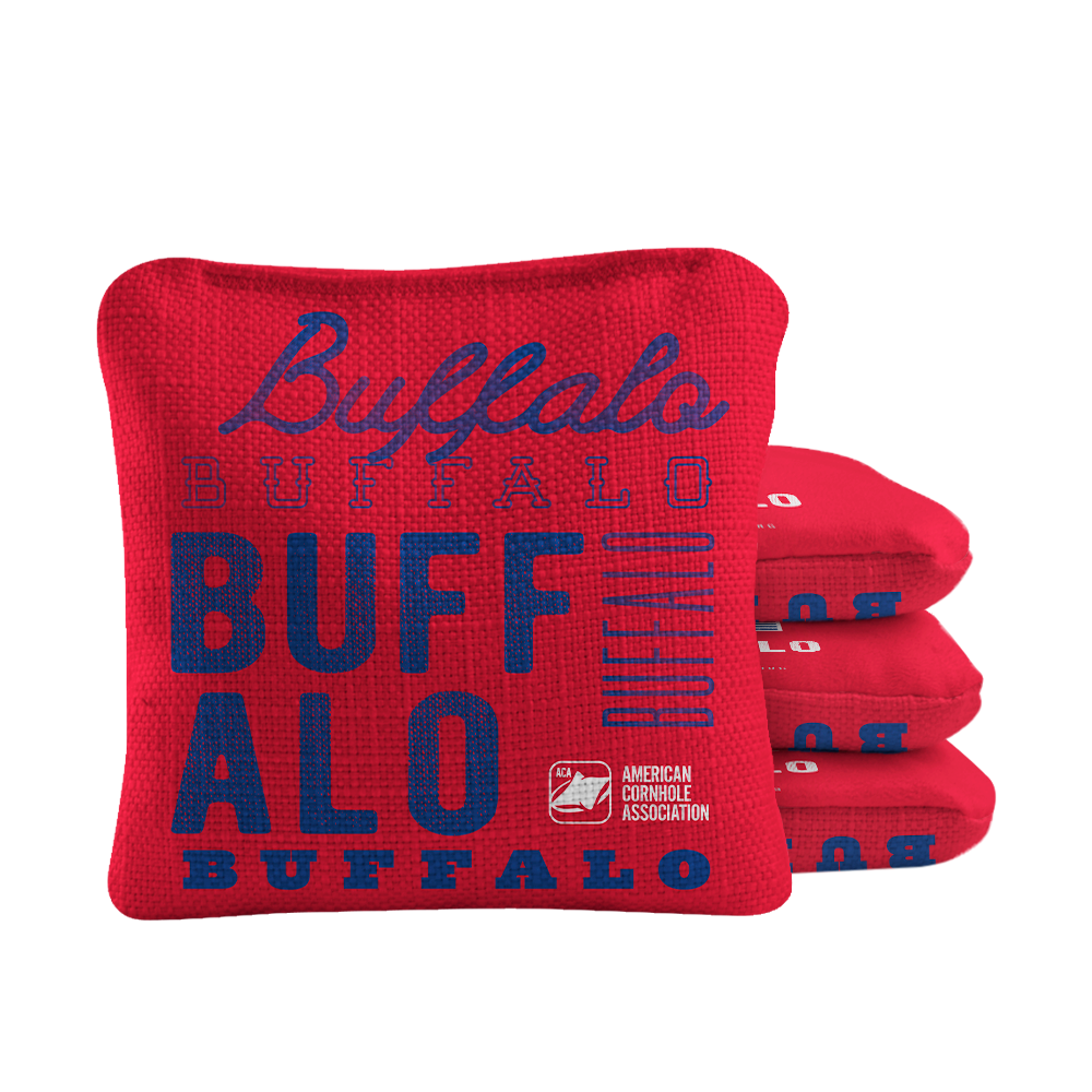 Buffalo Football Vintage Gameday Synergy Pro Cornhole Bags