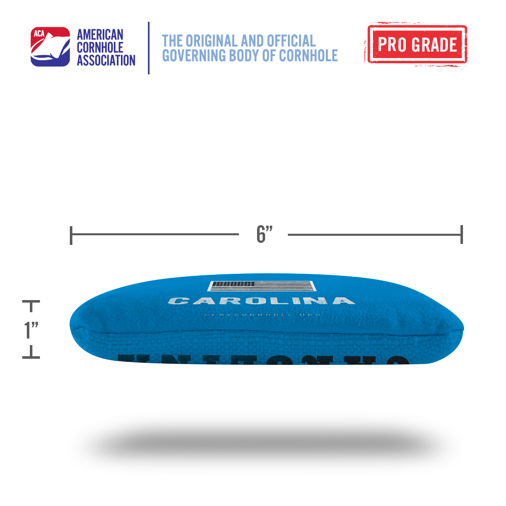 6-in Synergy Pro Gameday Carolina Football Professional Regulation Cornhole Bags