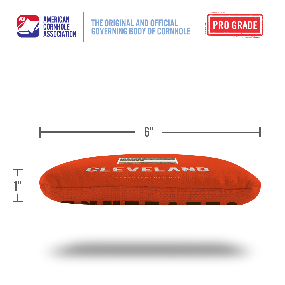 Cleveland Football Vintage Gameday Synergy Pro Cornhole Bags