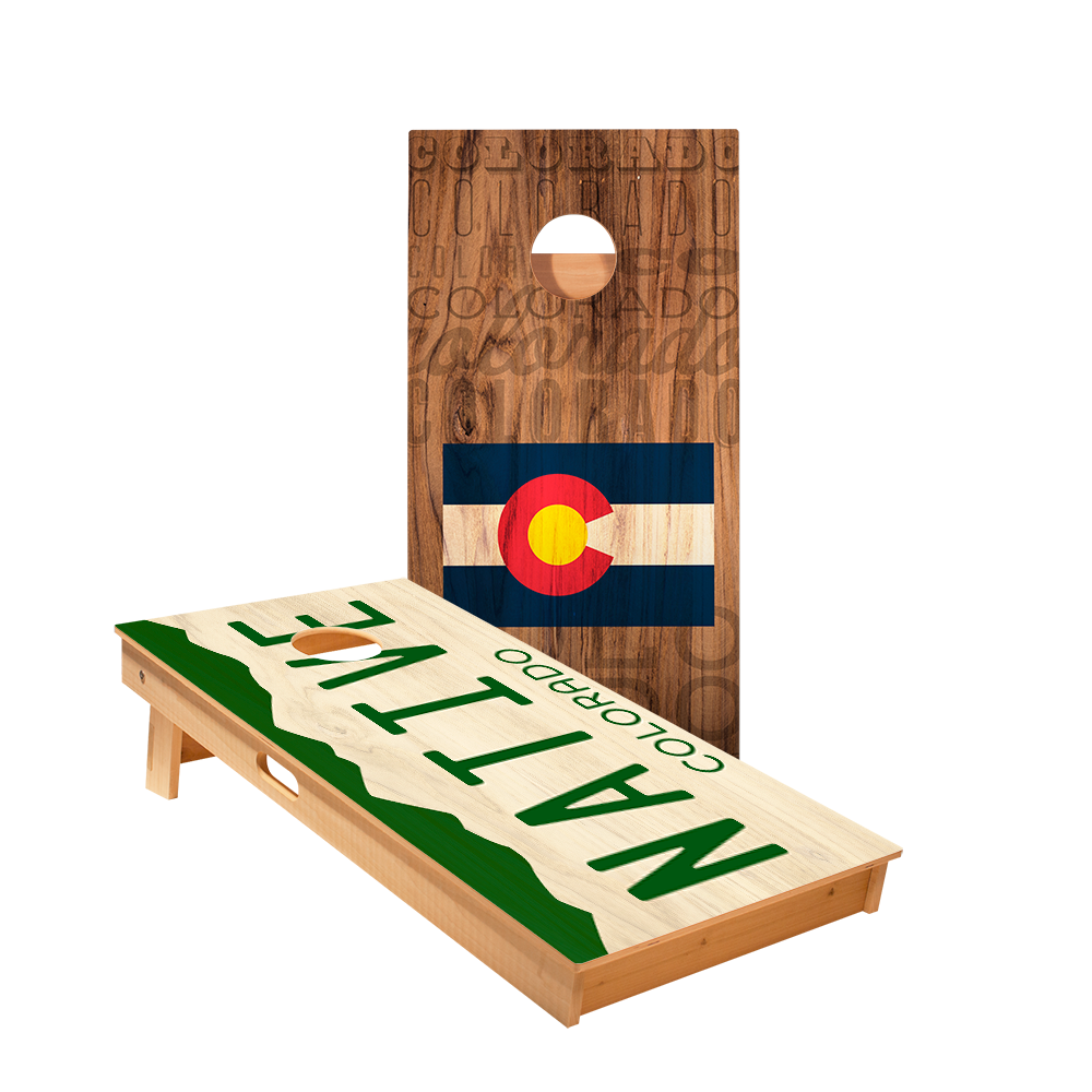 2x4 Star Colorado Native Professional Regulation Cornhole Boards