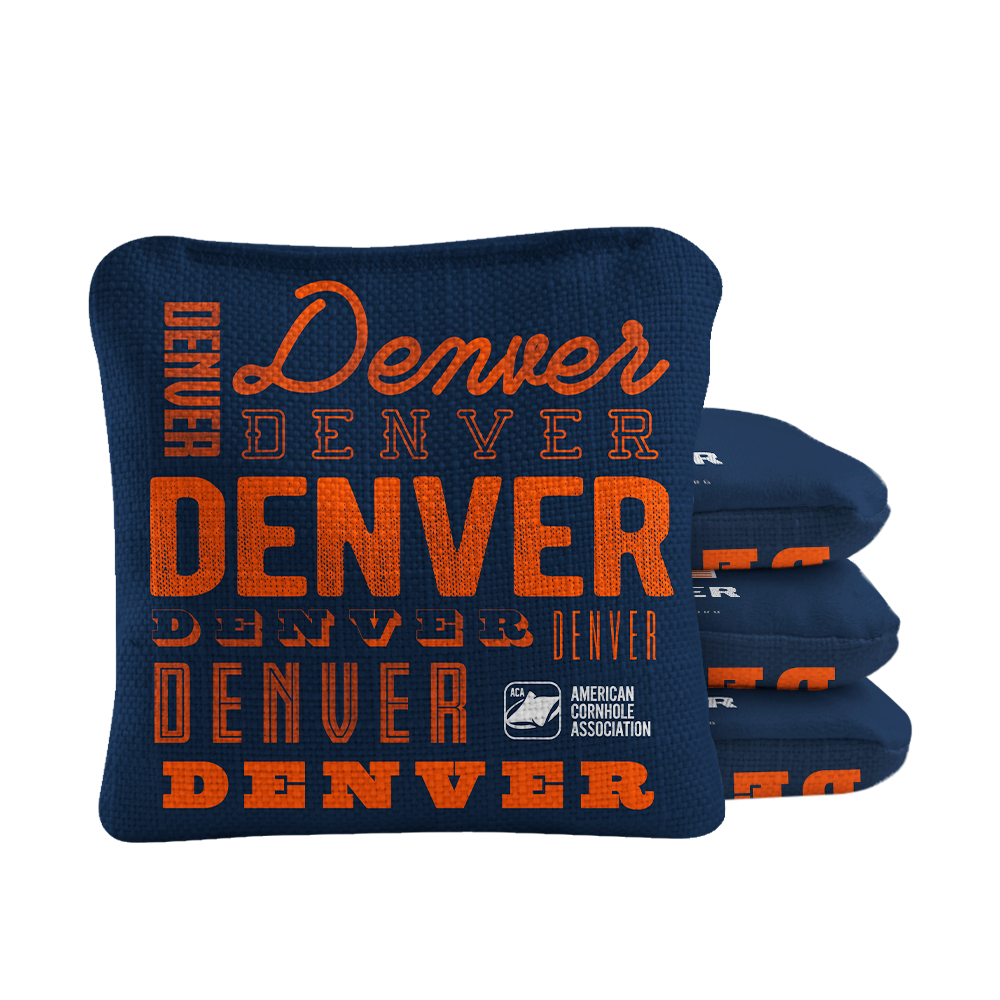 Denver Football Vintage Gameday Synergy Pro Cornhole Bags