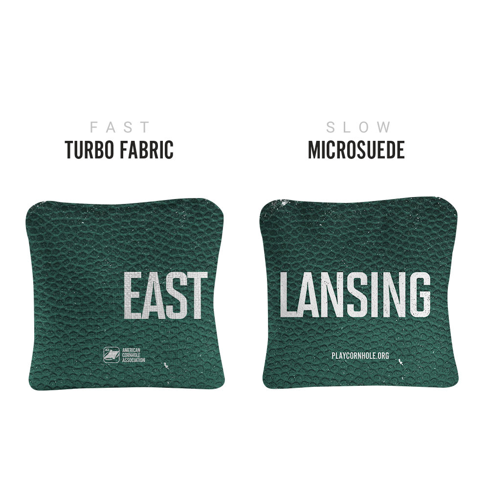East Lansing Campus Gameday Synergy Pro Cornhole Bags