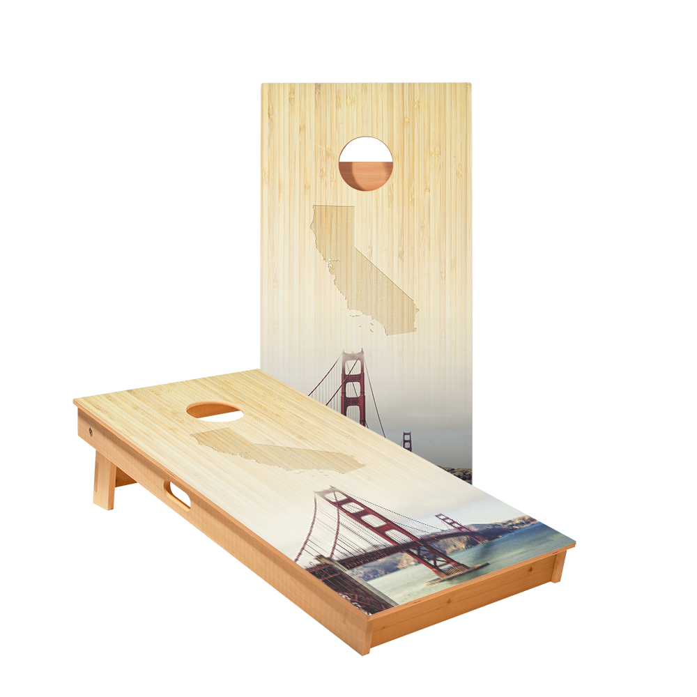 2x4 Star California Golden Gate Bridge Professional Regulation Cornhole Boards