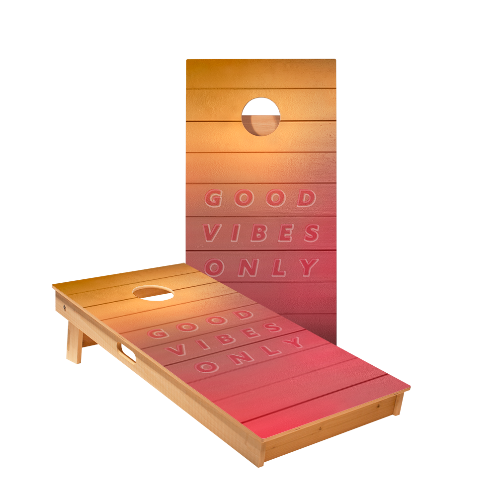 2x4 Star Good Vibes Only Professional Regulation Cornhole Boards