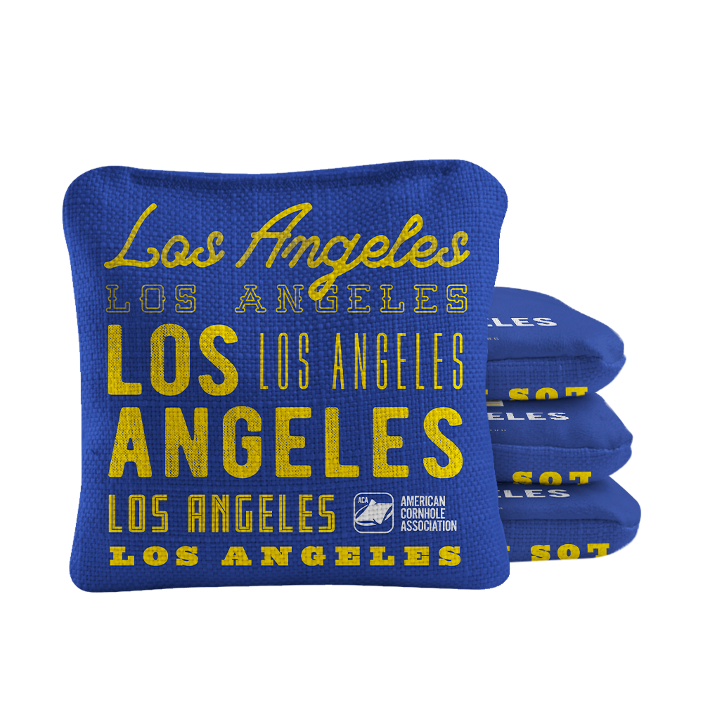 Los Angeles Football Vintage Gameday Synergy Pro Cornhole Bags