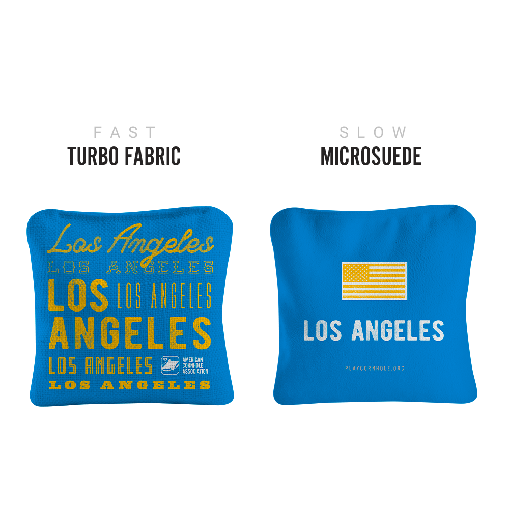 Los Angeles Football Vintage Gameday Synergy Pro Cornhole Bags