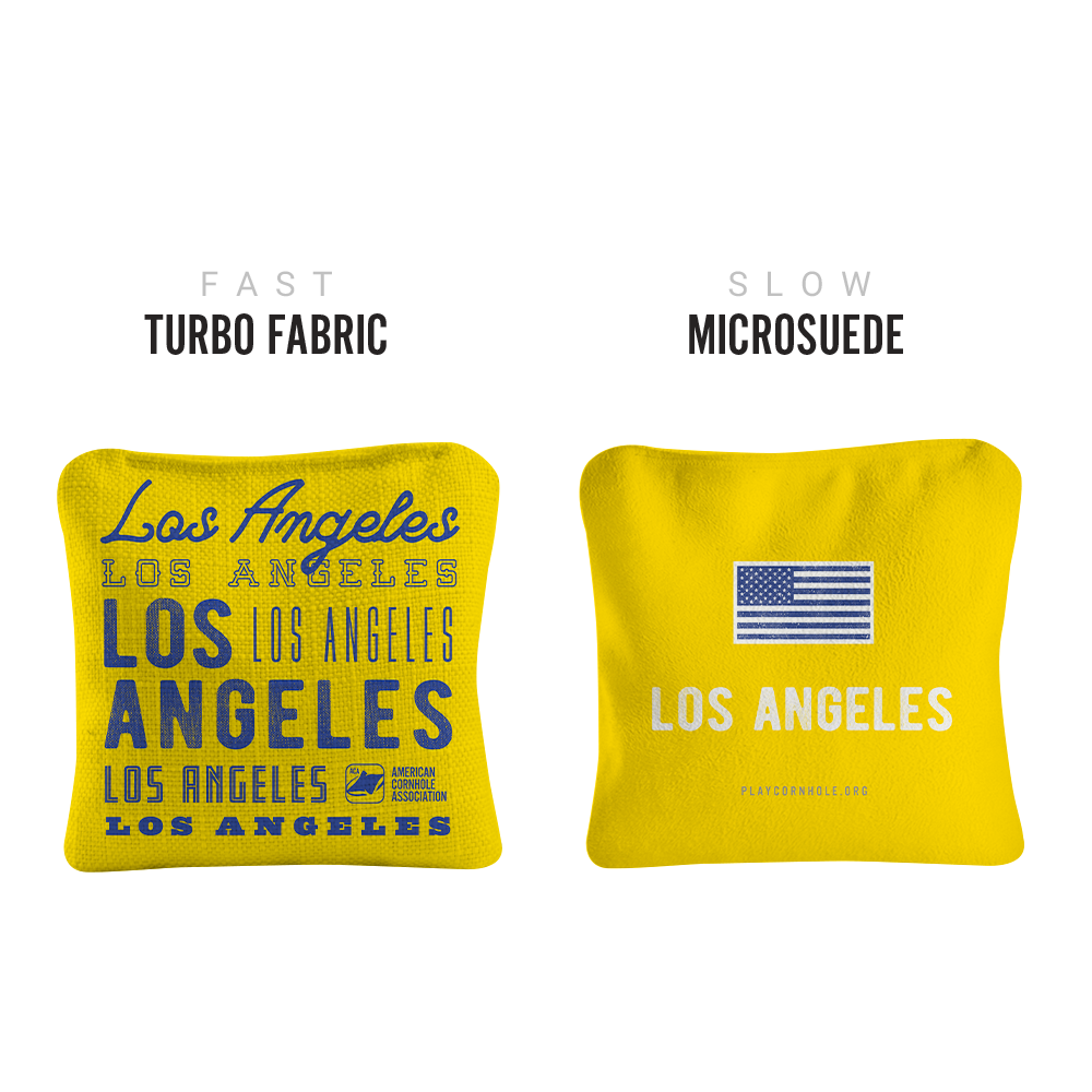 Los Angeles Football Vintage Gameday Synergy Pro Cornhole Bags
