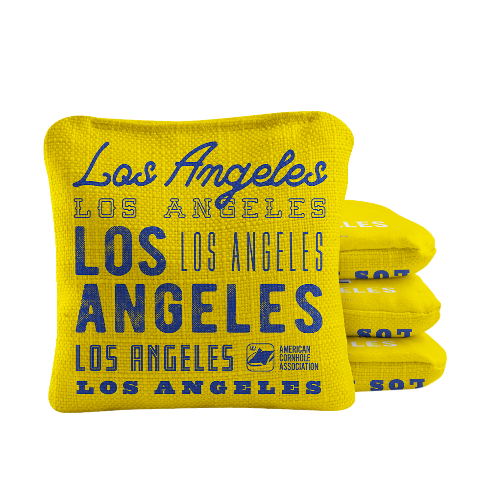Los Angeles Football Vintage Gameday Synergy Pro Cornhole Bags