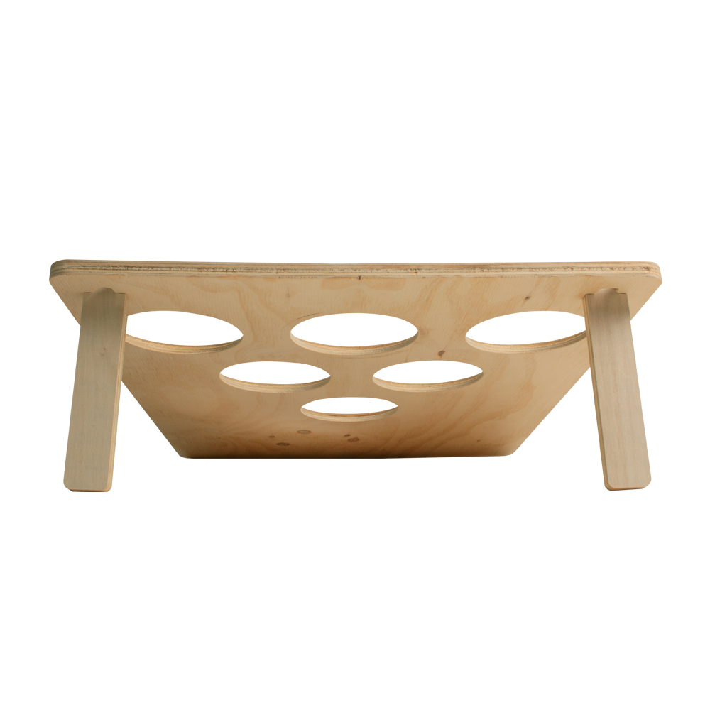 Modern Two Tone Wood Jamboree 6H Cornhole Pong