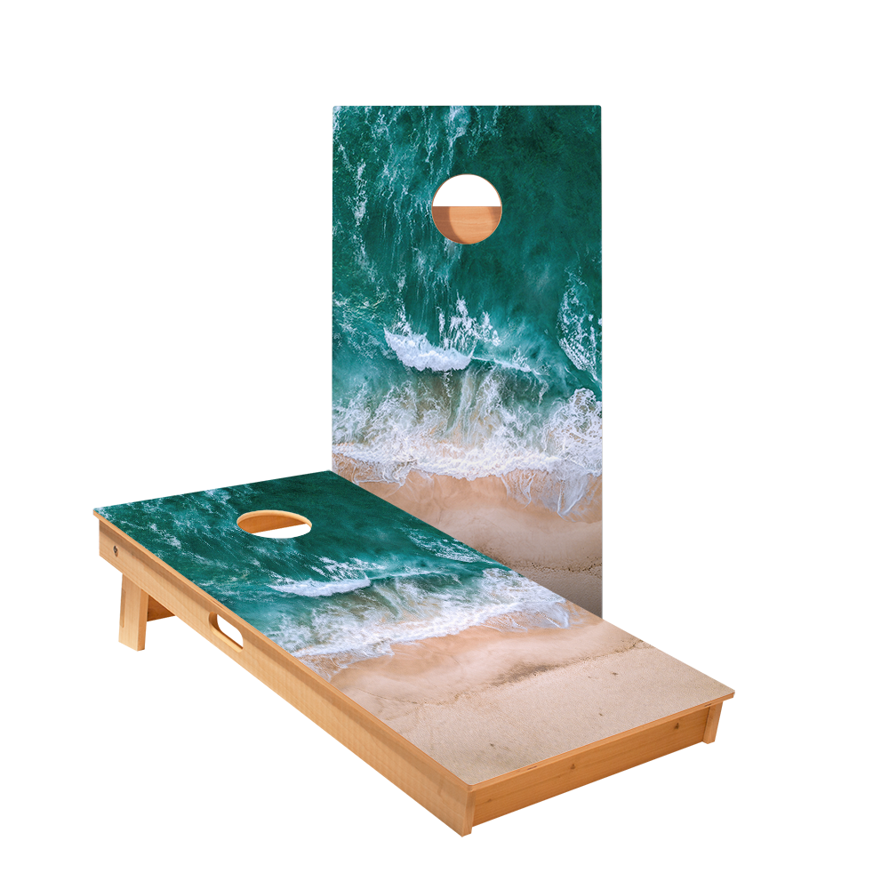2x4 Star Ocean And Sand Professional Regulation Cornhole Boards